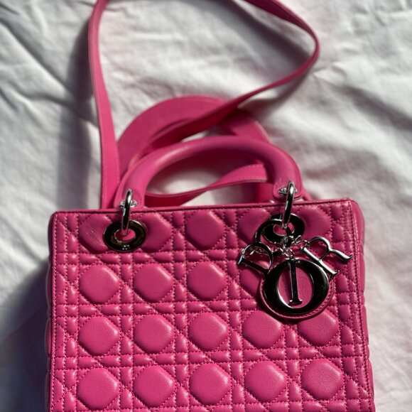 Christian Dior Lady Dior Medium Cannage Lambskin Bag - Picture 9 of 14